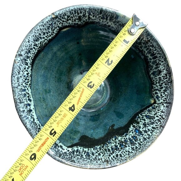 Amateur Pottery Small Bowl Stripe Glazed - Picture 9 of 11